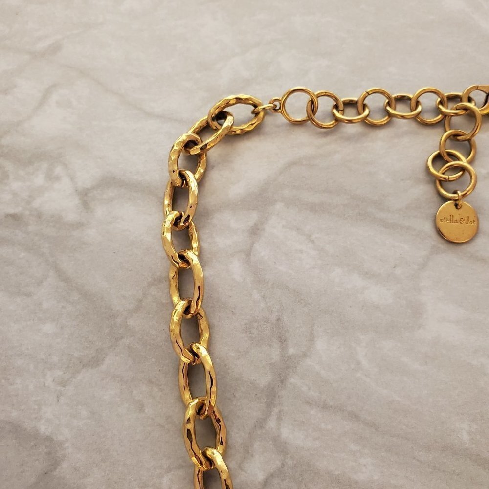 ✨ Stella and Dot Rhinestone Crystal Pave Link Christina Necklace ✨ - Picture 8 of 16